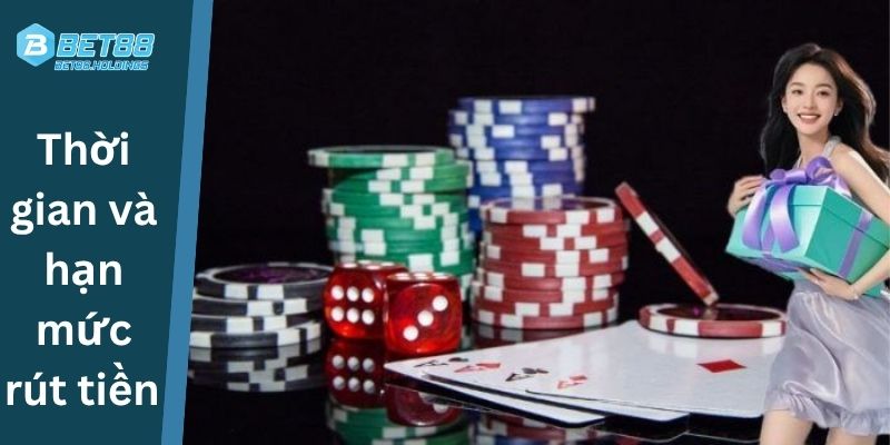 Thời gian và hạn mức rút tiền